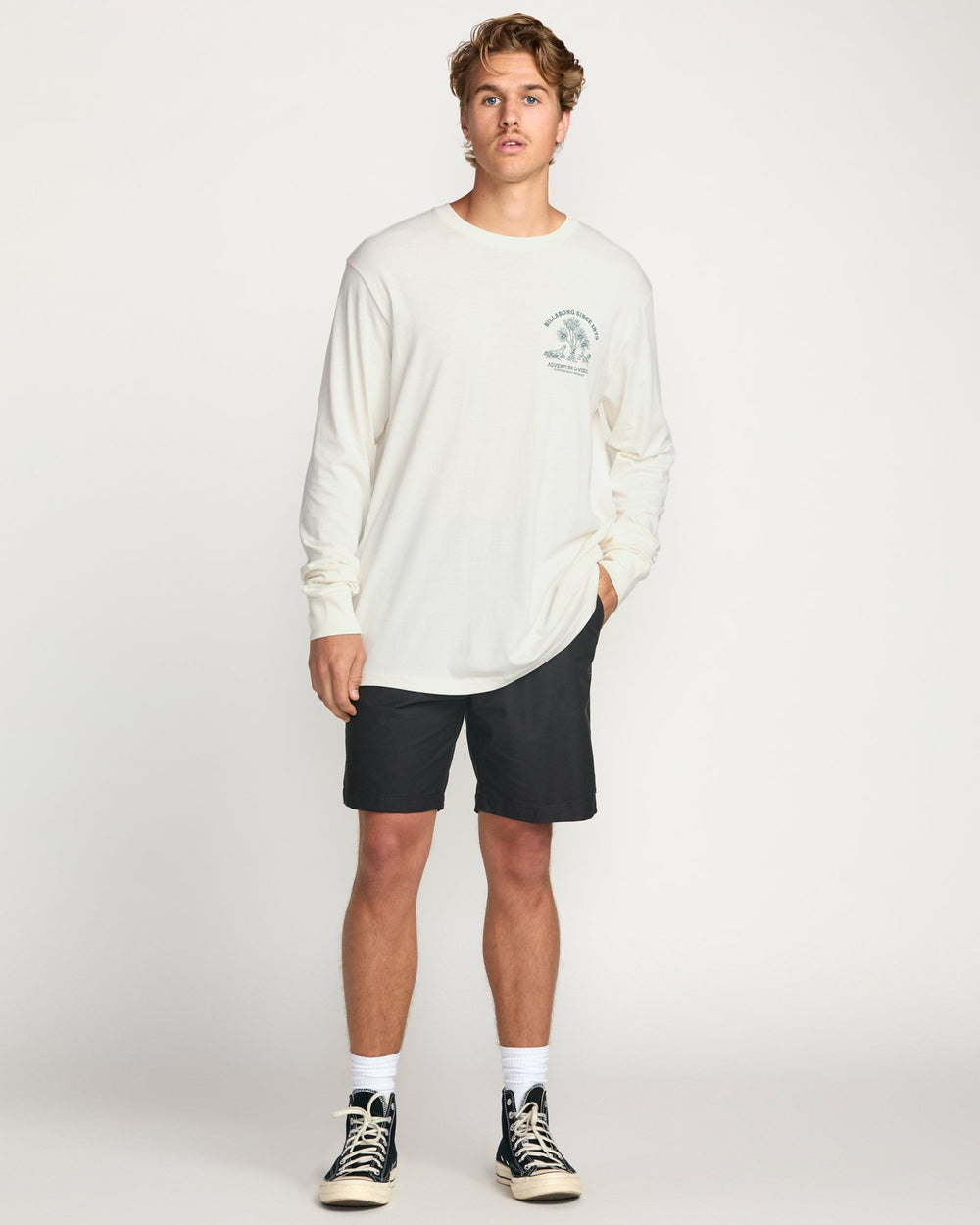 Dusty Road A/Div Long Sleeve Tee - Off White