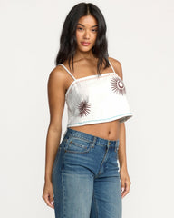 Easy Breezy Tank - Salt Crystal