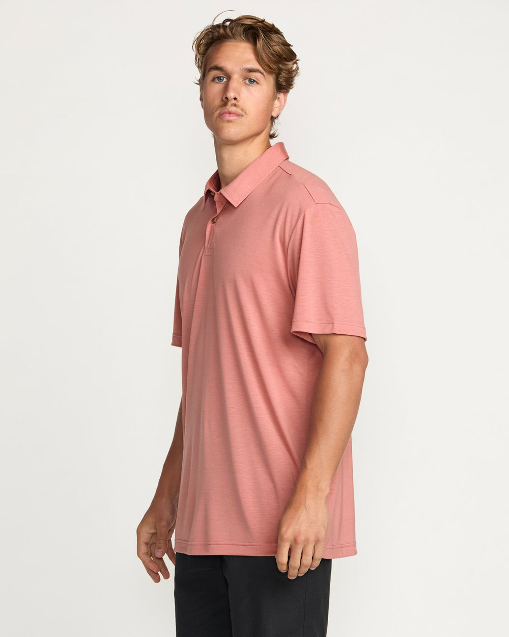 Eclipse Short Sleeve Polo Shirt - Dust Red