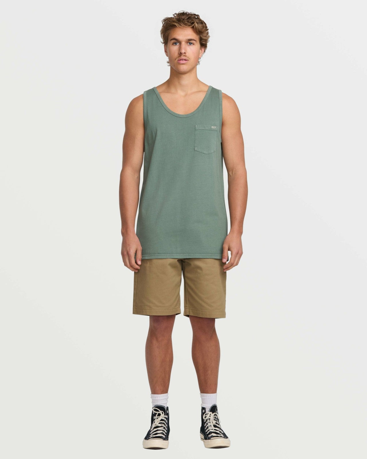 Essential Premium Wave Wash Tank - Dark Slate