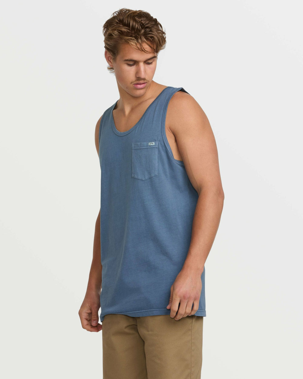 Essential Premium Wave Wash Tank - Slate Blue