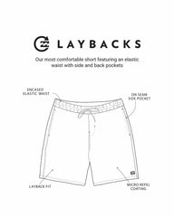 Every Other Day Laybacks 16" Trunks - Seafoam