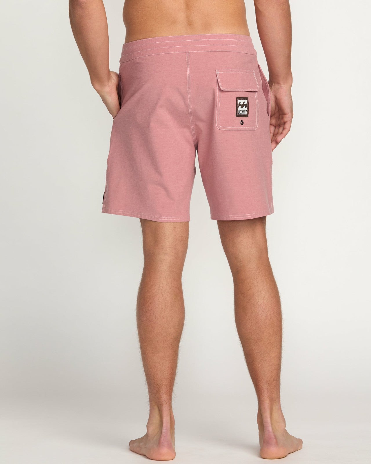 Every Other Day Lo Tide 18" Boardshorts - Dusty Rose