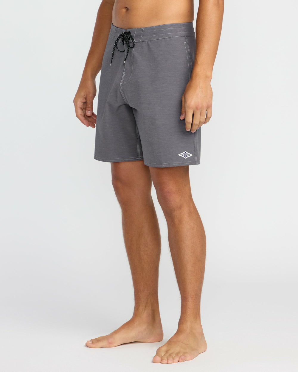Every Other Day Lo Tide 18" Boardshorts - Gray Violet