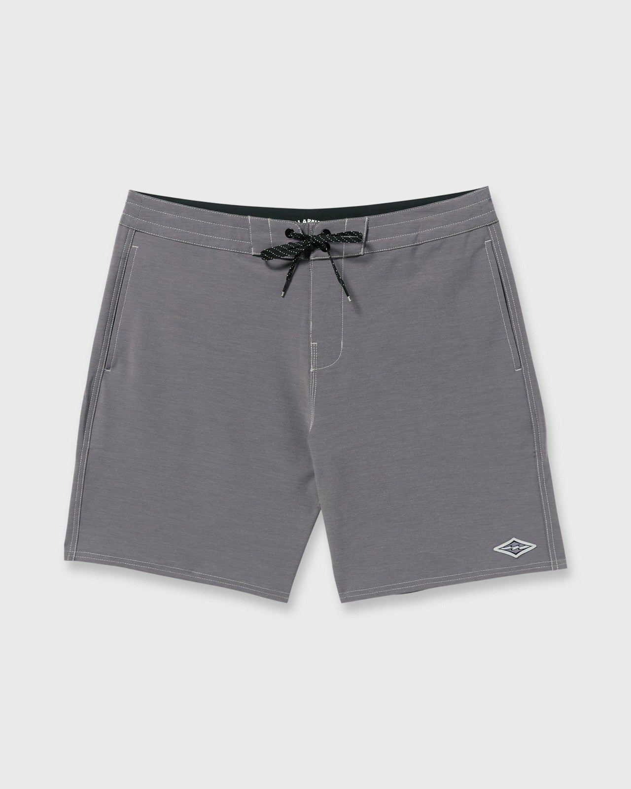Every Other Day Lo Tide 18" Boardshorts - Gray Violet
