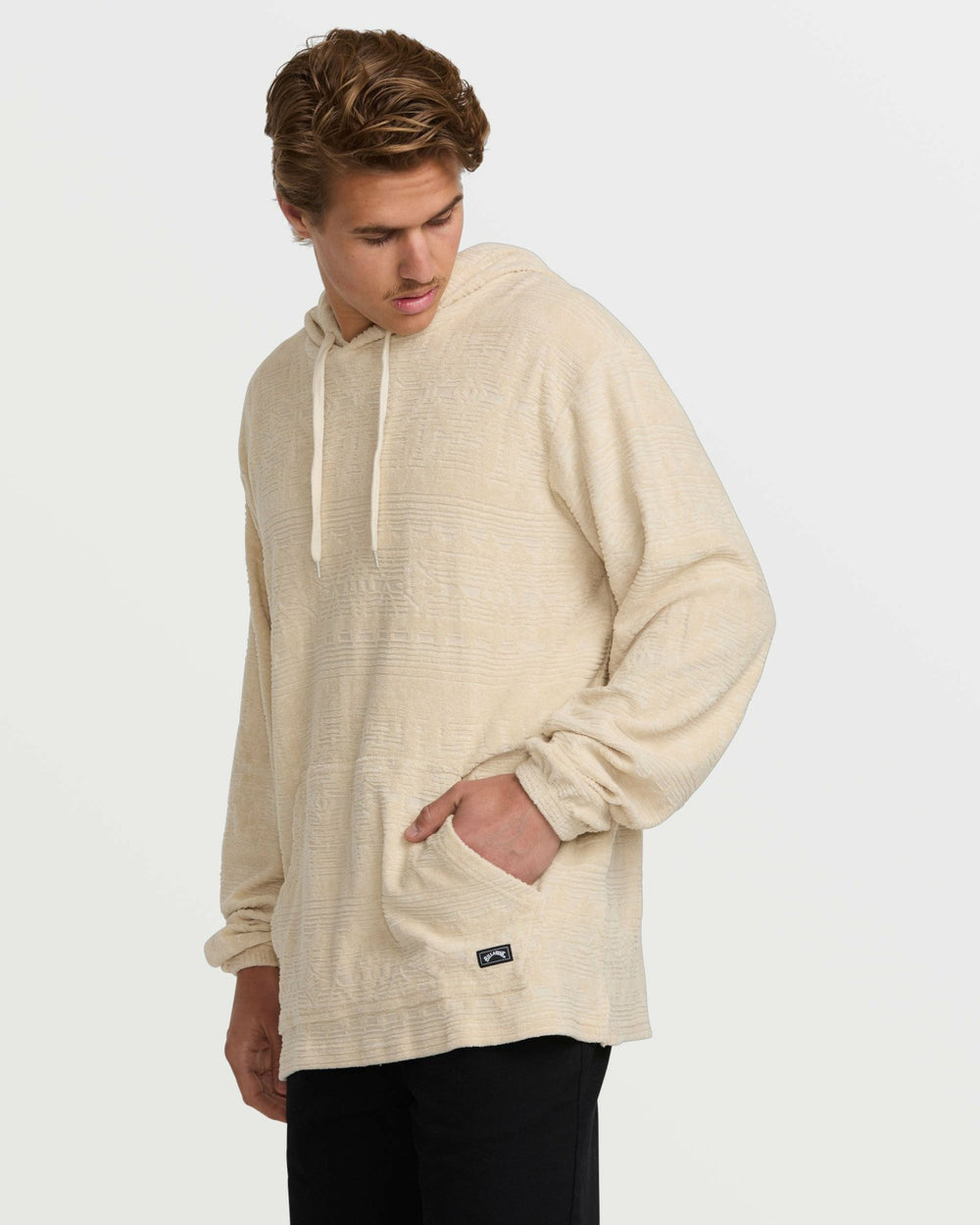 Flecker Jacquard Pullover Sweatshirt - Chino