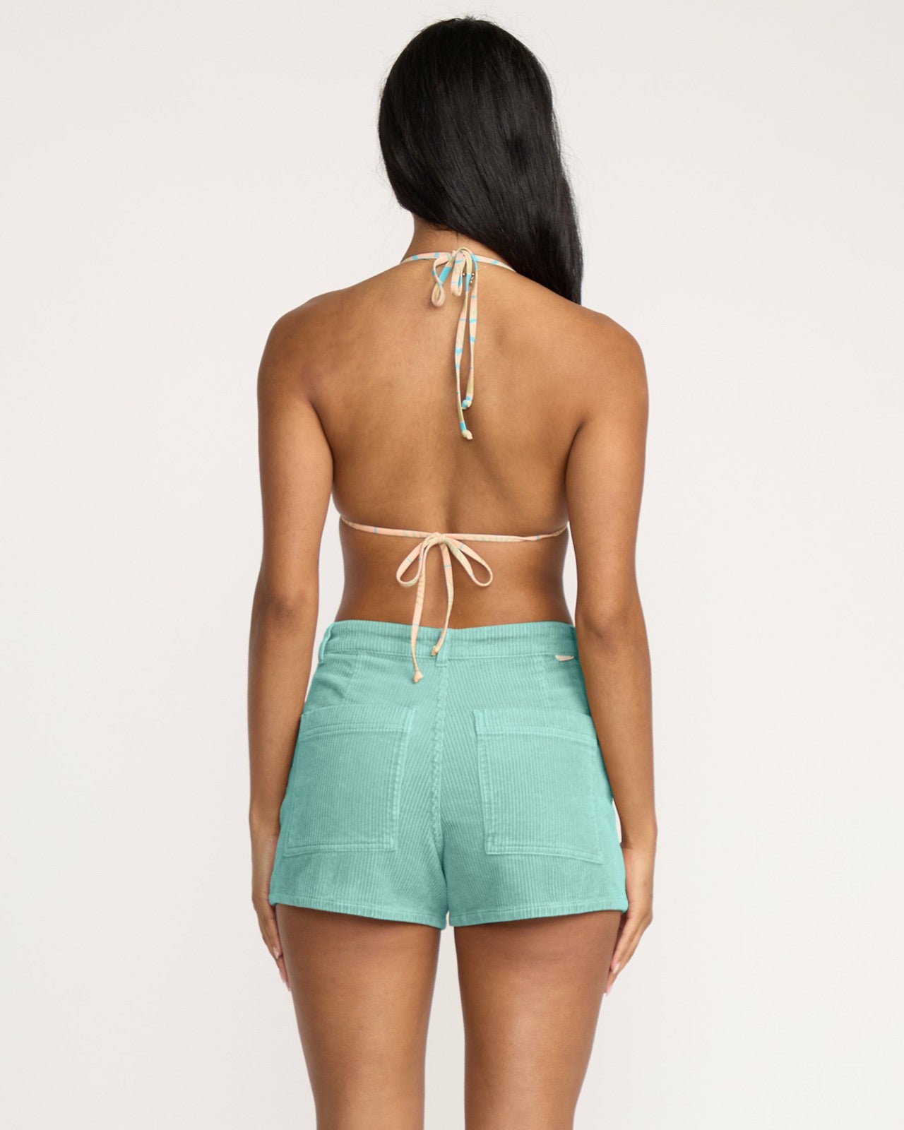 Free Fall Corduroy Shorts - Misty Blue