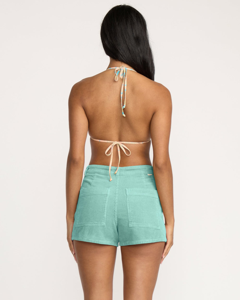 Free Fall Corduroy Shorts - Misty Blue
