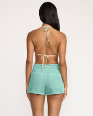 Free Fall Corduroy Shorts - Misty Blue