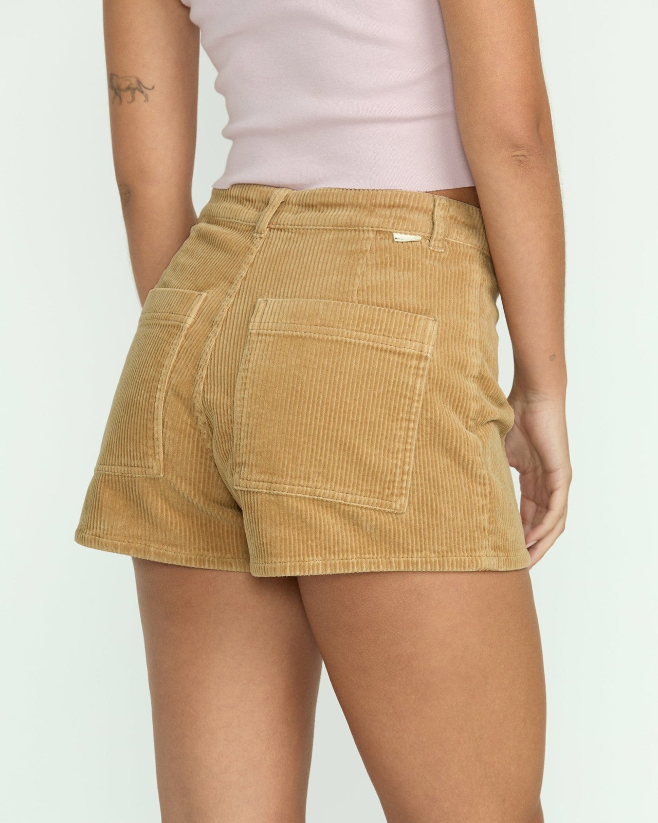 Free Fall Corduroy Shorts - Khaki