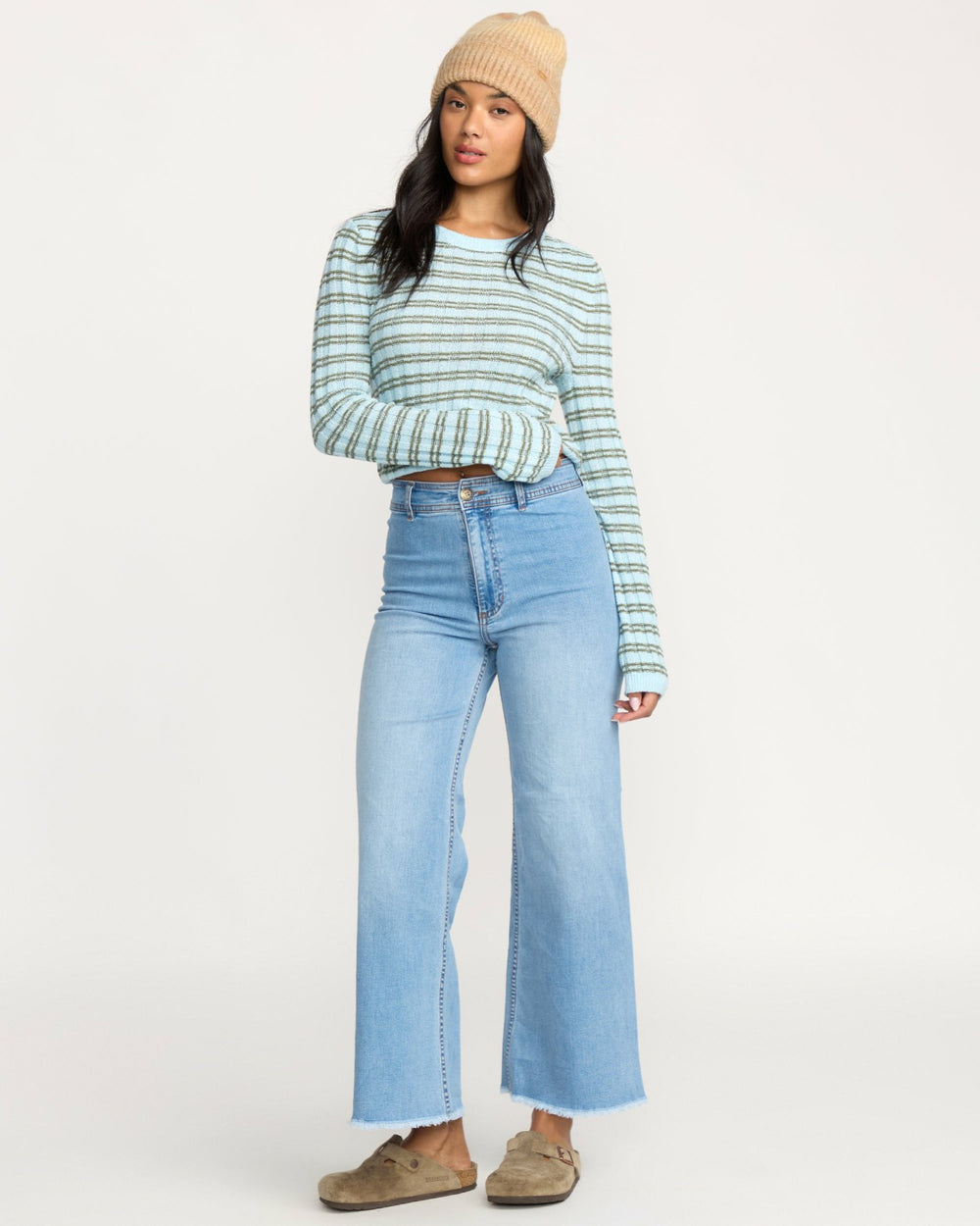 Free Fall High-Waist Pants - Surf Spray