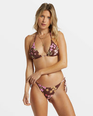 Free To Be Tie Side Tanga Bikini Bottom - Choc Chip