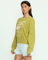 From Paradise Crewneck Sweatshirt - Sea Moss