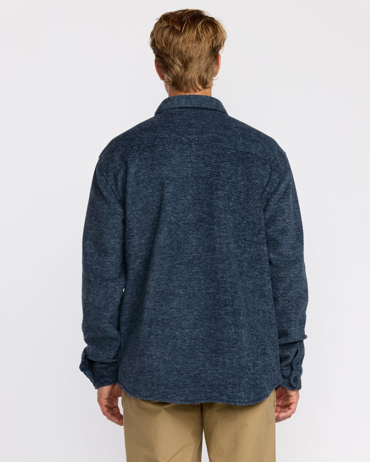 Furnace Long Sleeve Flannel Shirt - Navy