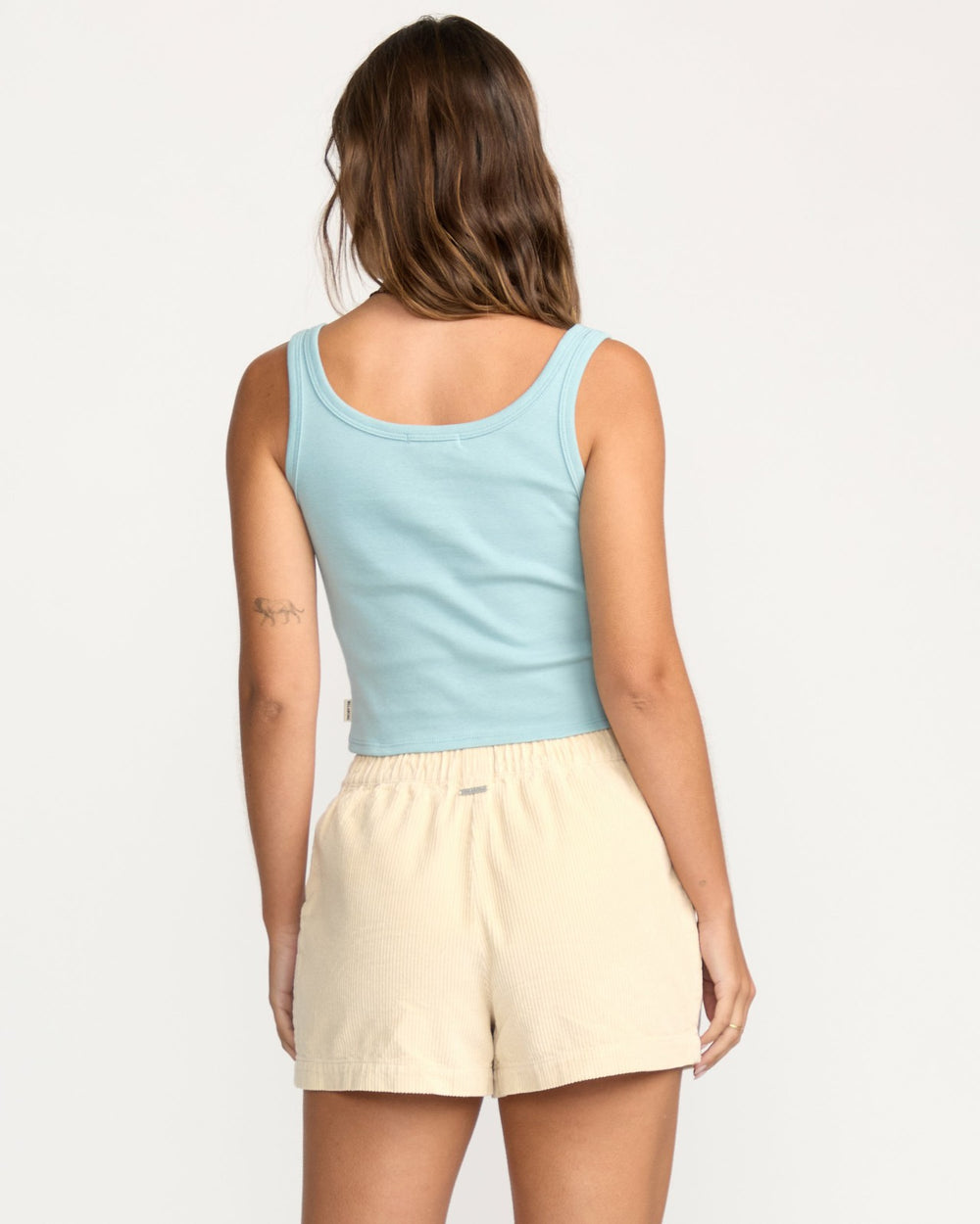 Goddess Knit Tank - Blue Fog