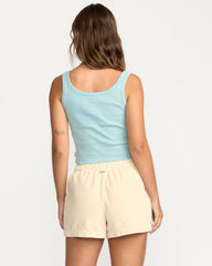 Goddess Knit Tank - Blue Fog