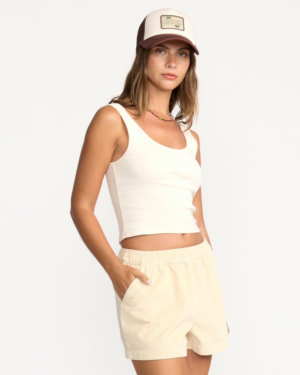 Goddess Knit Tank - Whitecap