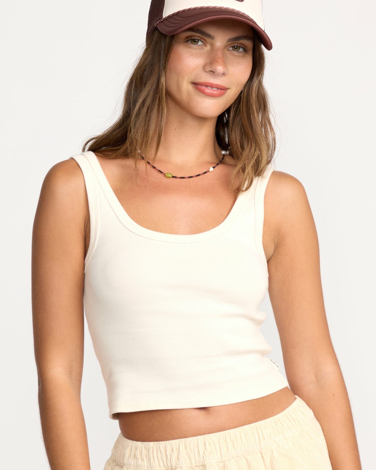Goddess Knit Tank - Whitecap