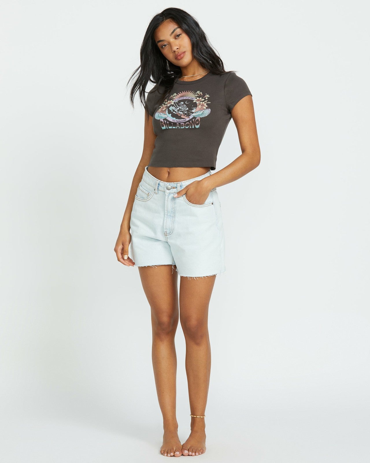 Goes Around Tee - Off Black