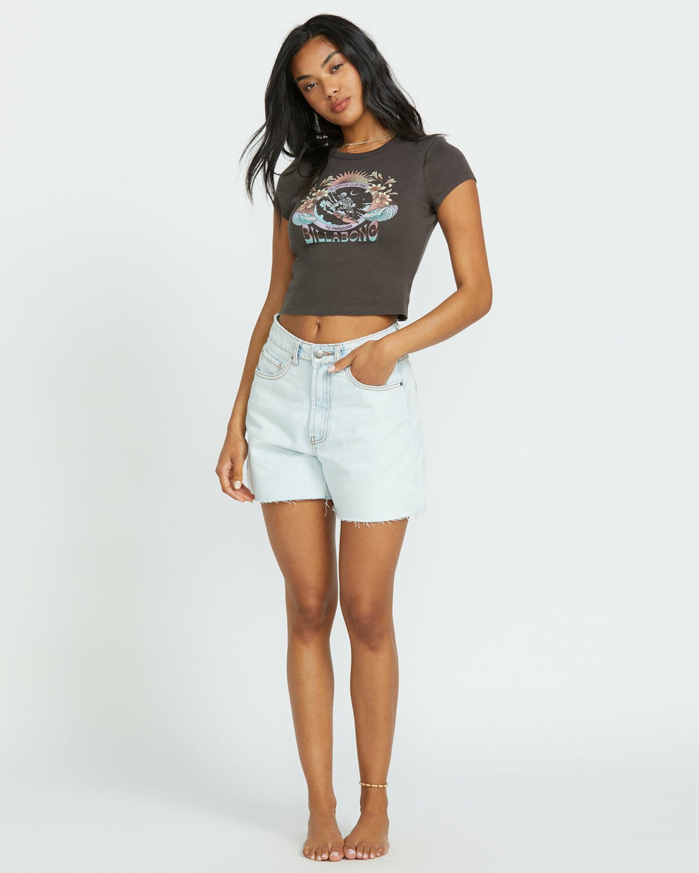 Goes Around Tee - Off Black
