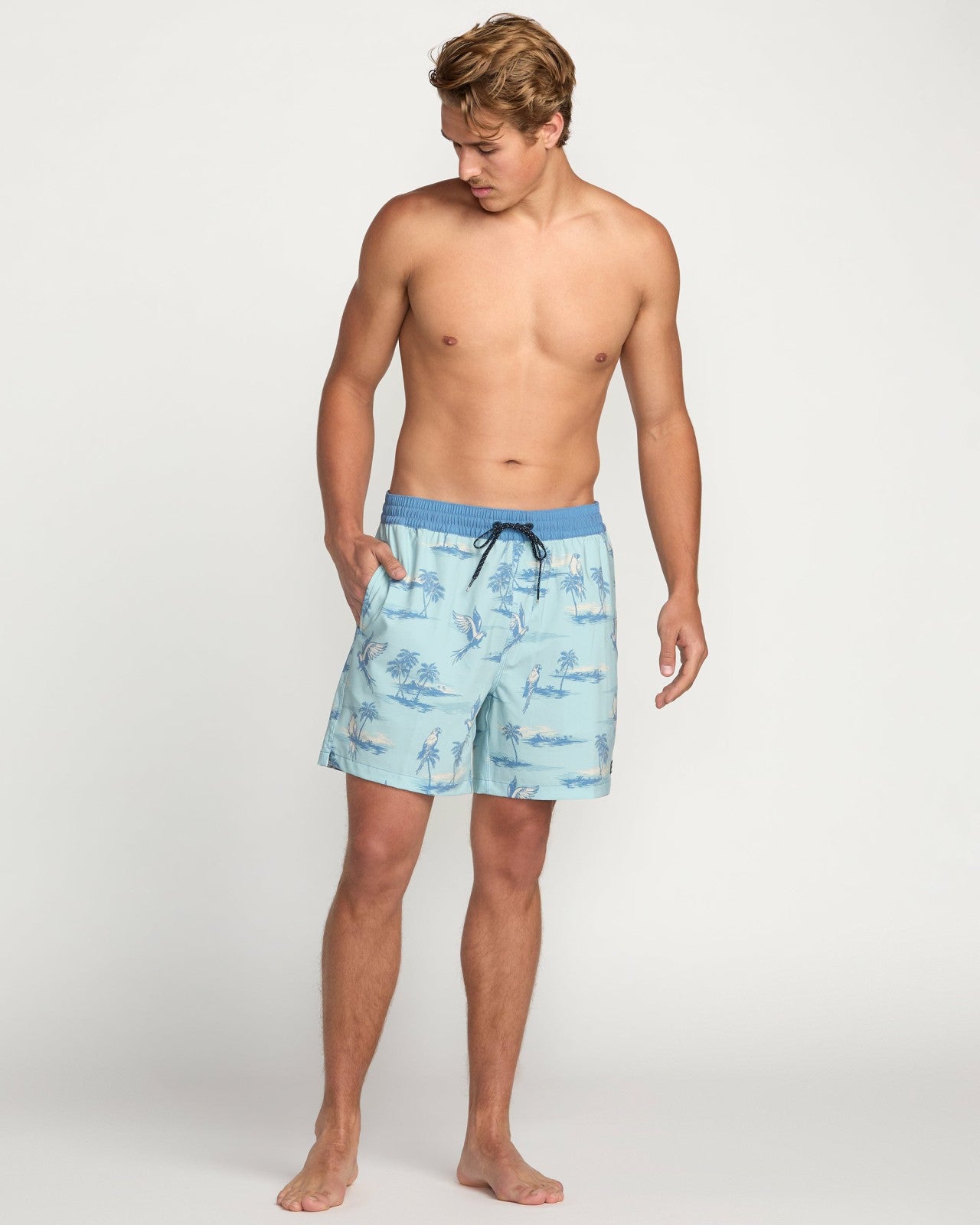 Good Times Laybacks 16" Trunks - Dusty Blue
