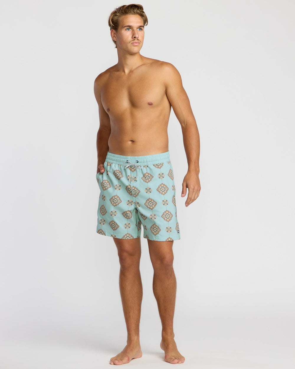 Good Times Layback 16" Trunks - Light Blue