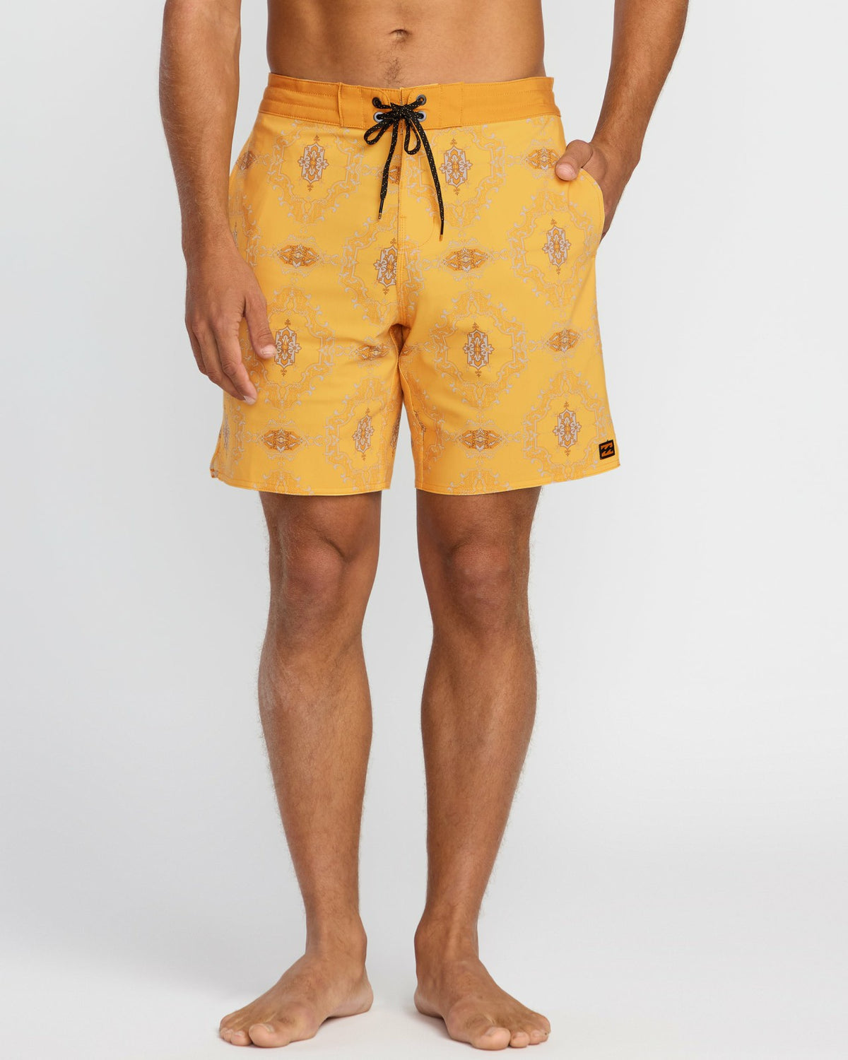 Good Times Lo Tide 18" Boardshorts - Dust Yellow