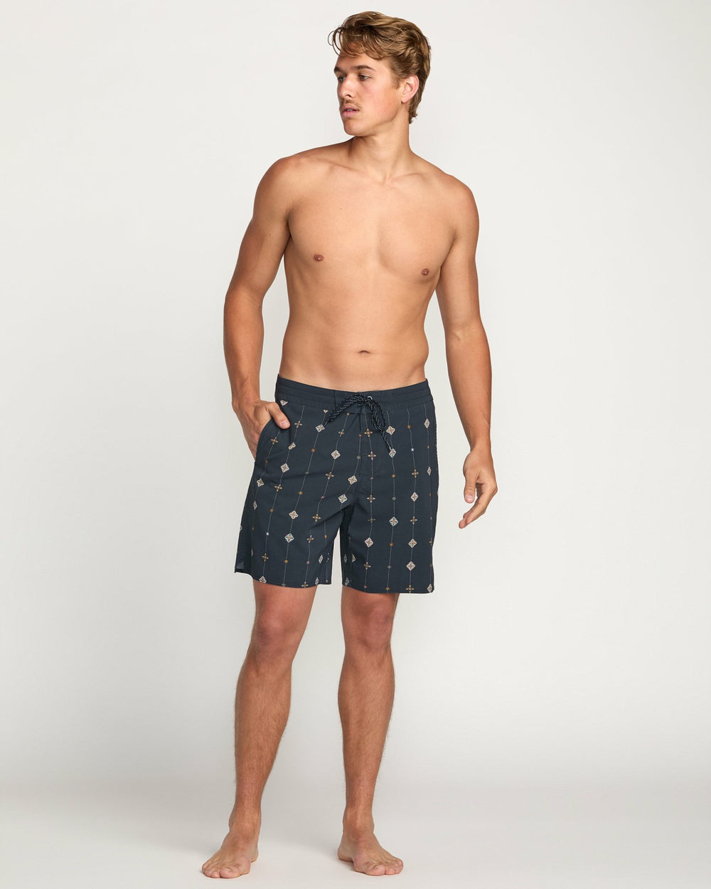 Good Times Lo Tide 18" Boardshorts - Navy