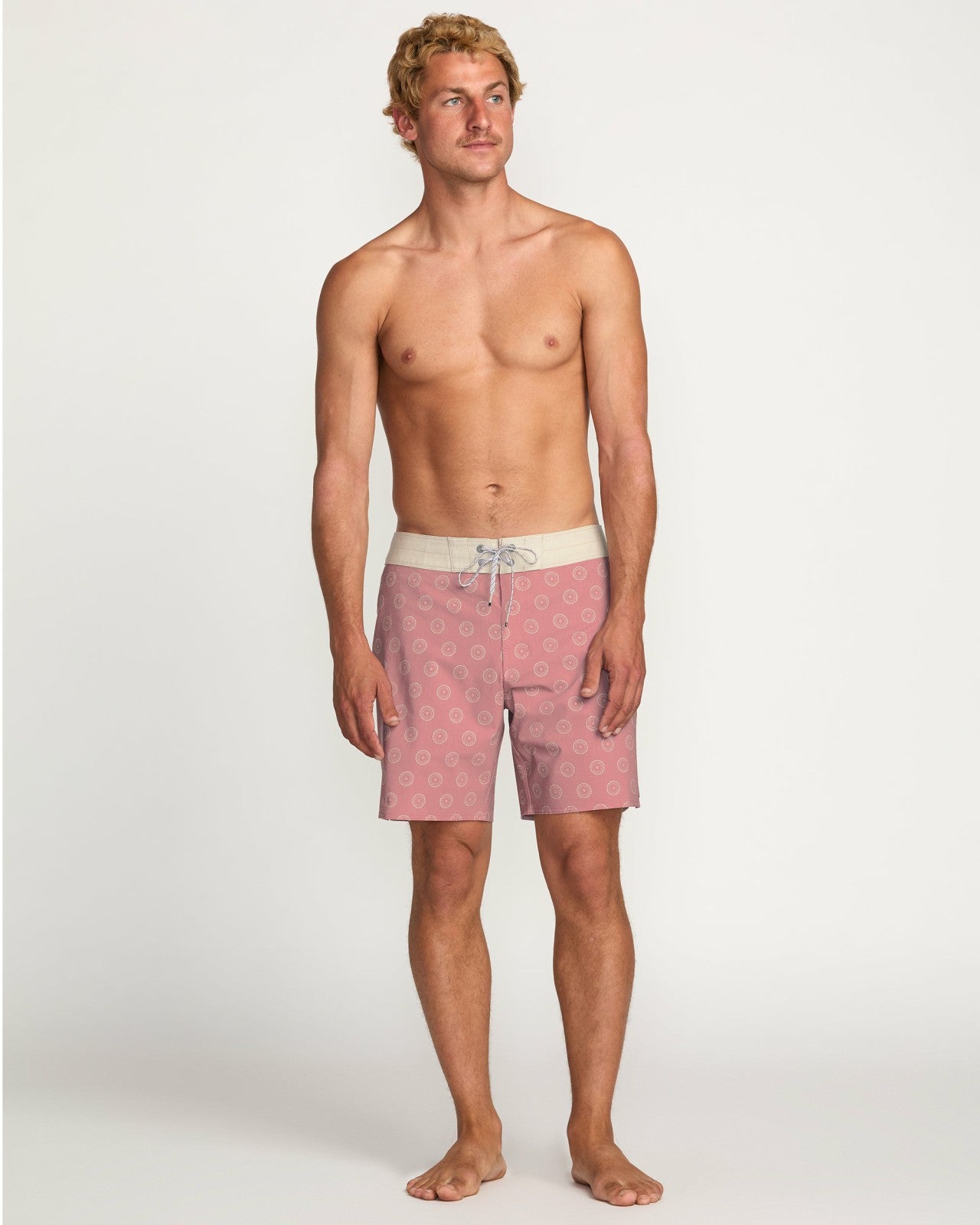 Good Times Pro Performance 18" Boardshorts - Dusty Rose