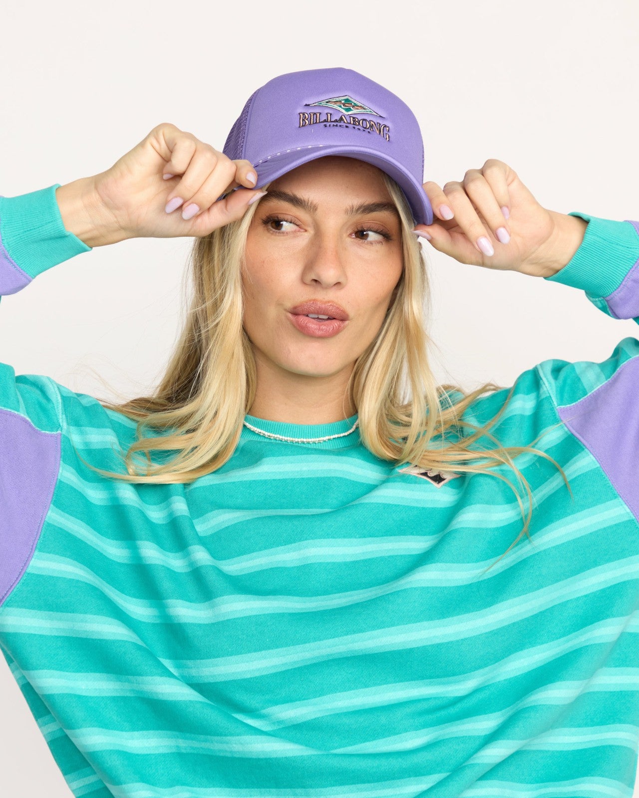 Grandpa Trucker Hat - Purple Ash