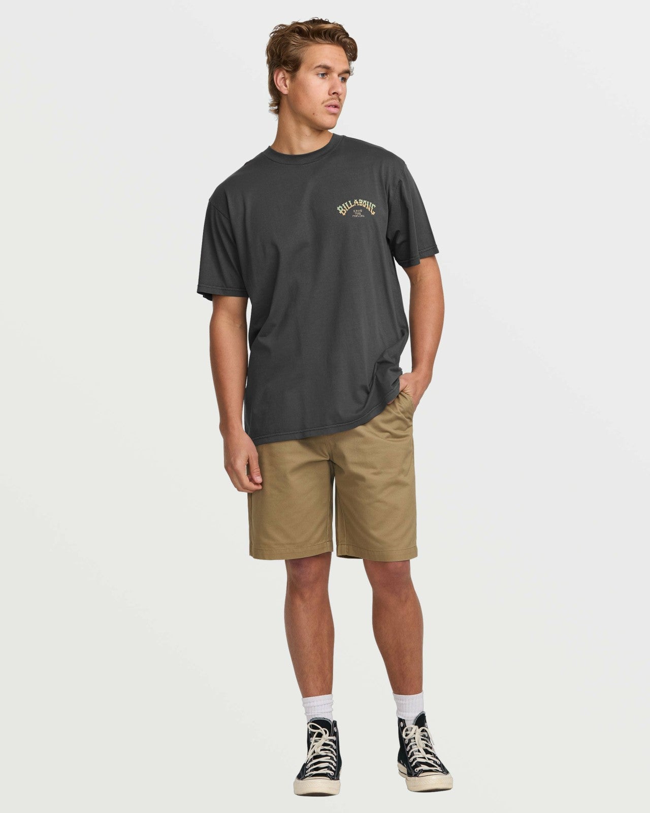 Hack Premium Wave Wash Tee - Washed Black