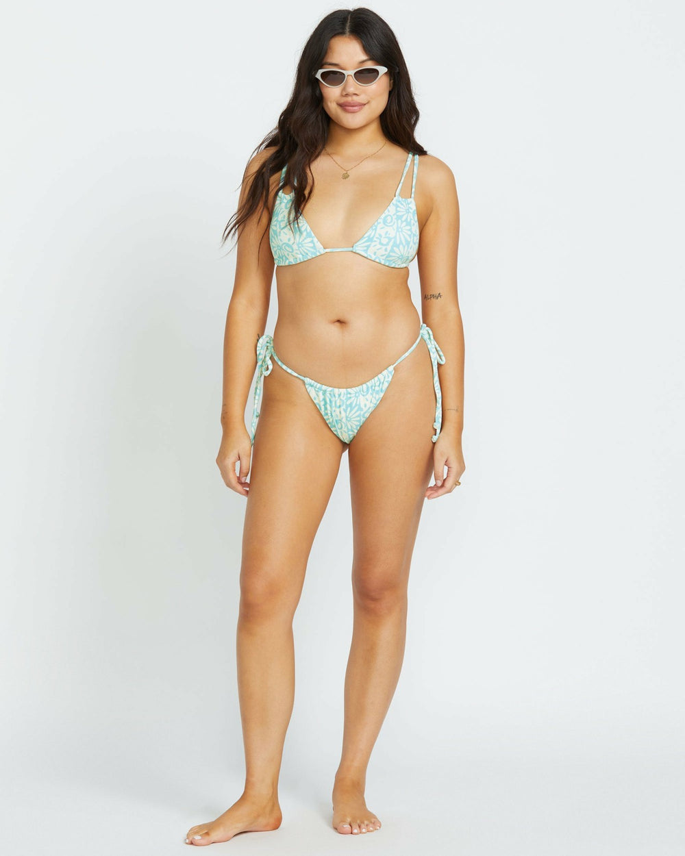 Happy Dance Bells Pant Bikini Bottom - Sea Spray