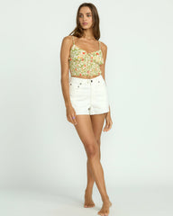 High Tides Denim Shorts - Salt Crystal