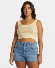 High Tides Denim Shorts - Medium Surf Spray