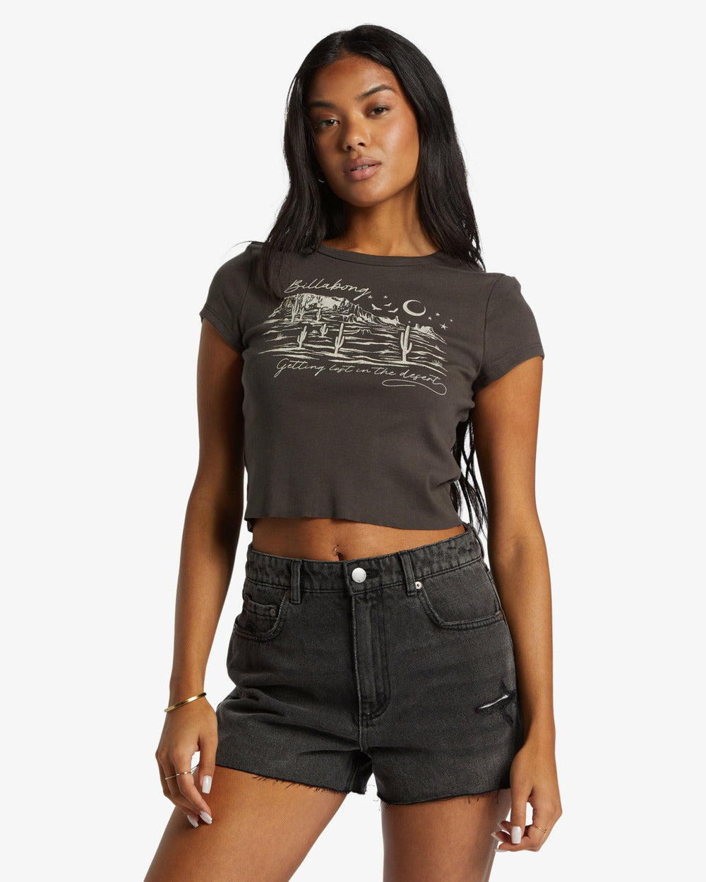 High Tides Denim Shorts - Fade To Black