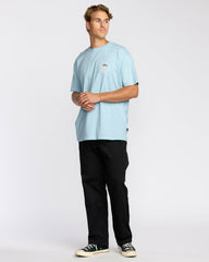 Hollow Premium Short Sleeve T-Shirt - Coastal Blue