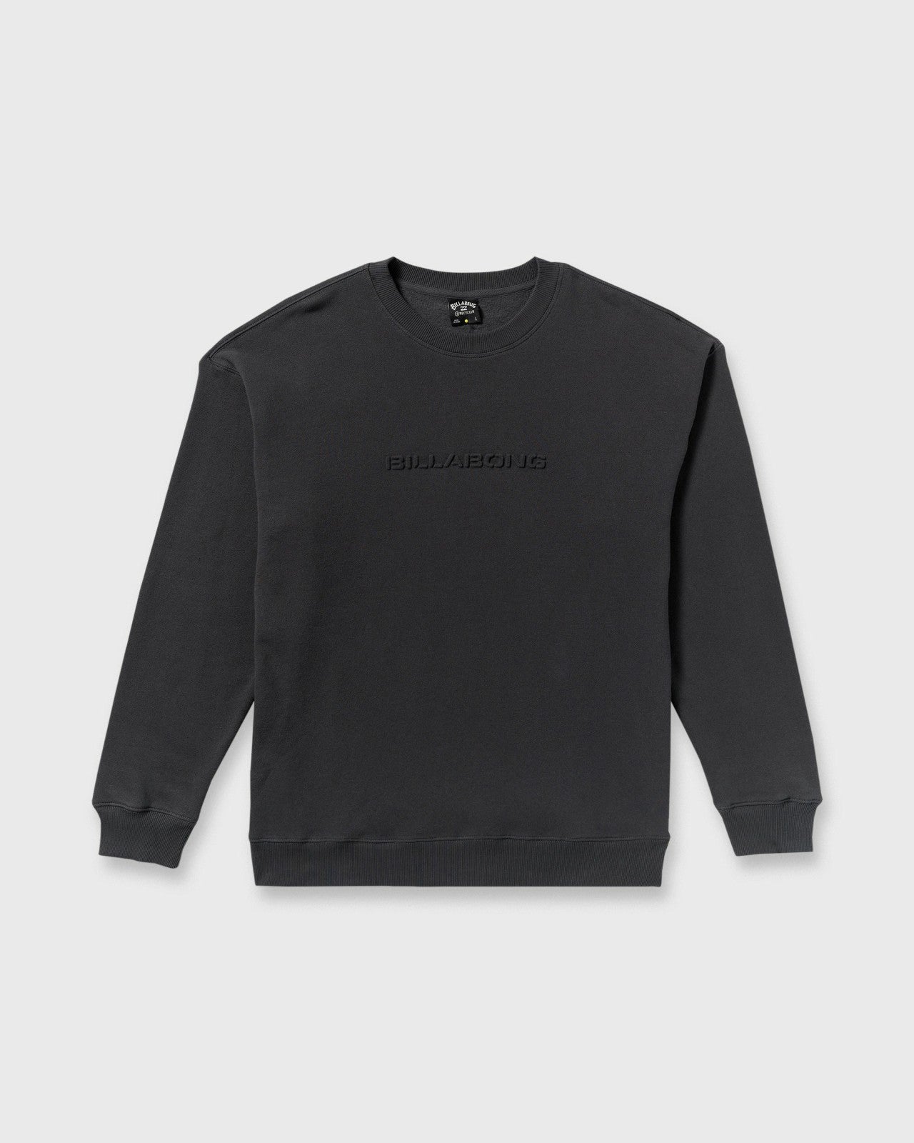 Iconic Emboss Crewneck Sweatshirt - Black
