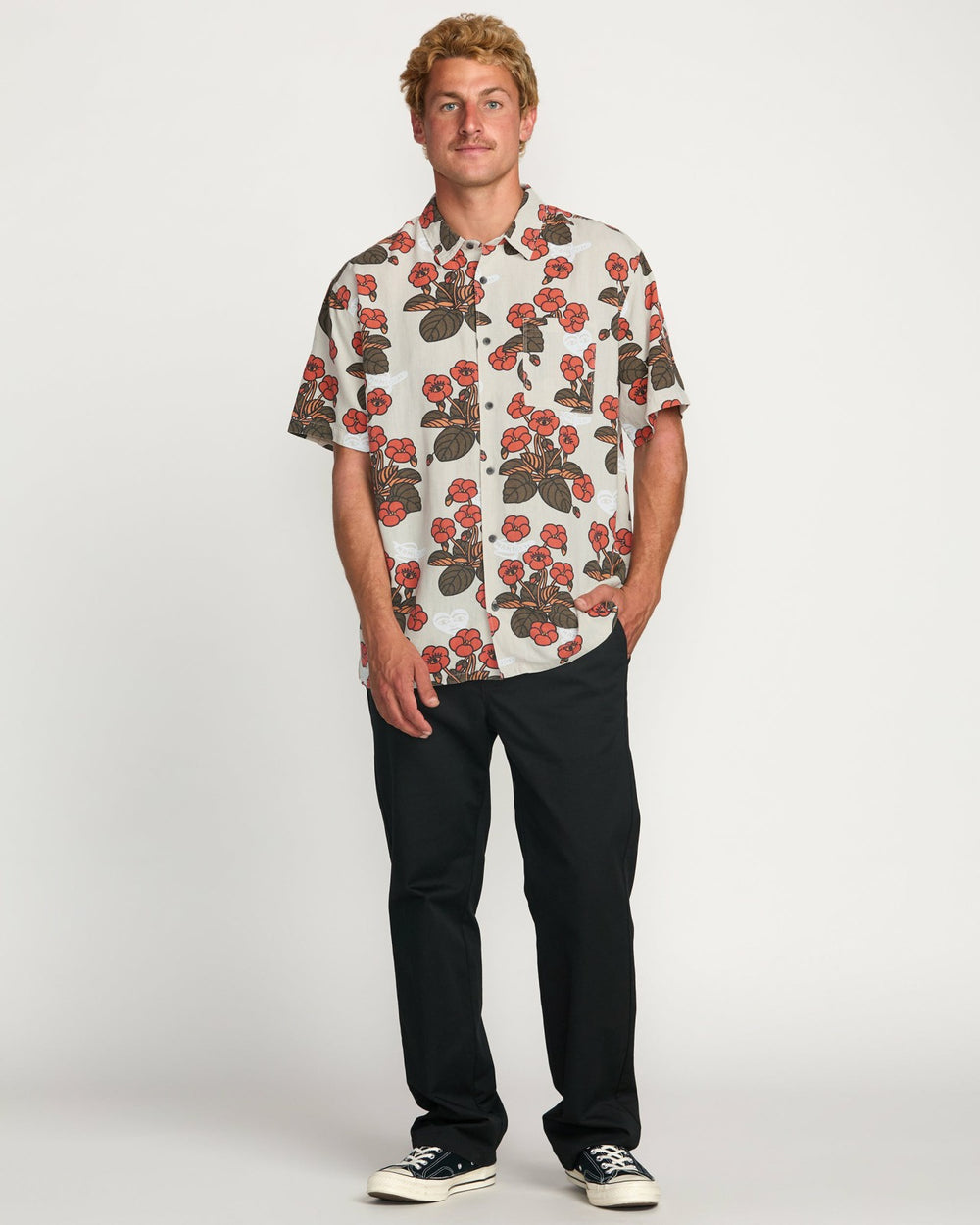 Billabong x Mami Wata Icons Short Sleeve Shirt - Stone