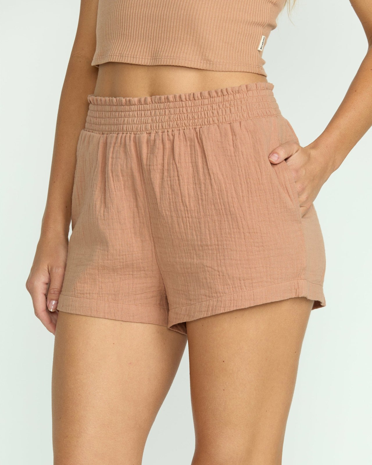 In The Waves Short - Rose Brown