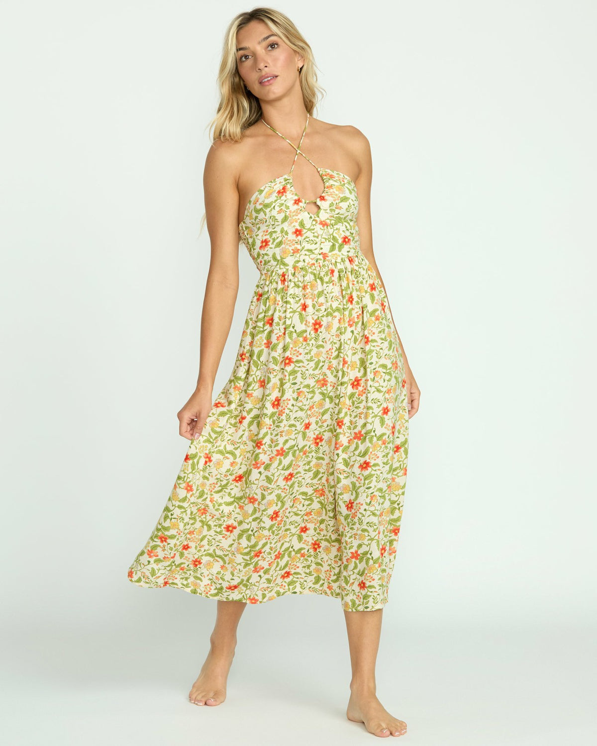 In Your Heart Midi Dress - Multi