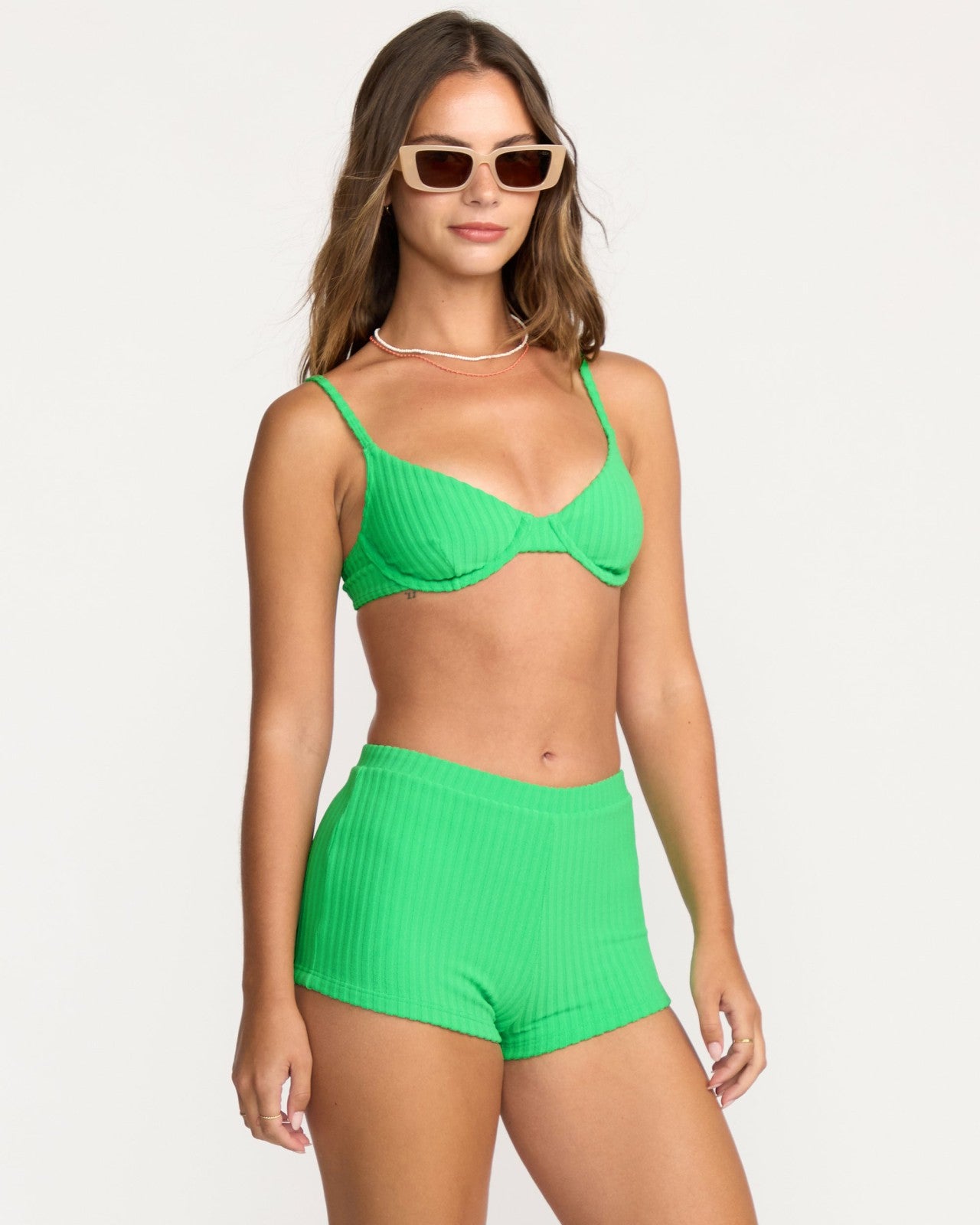 Josie In The Loop Demi Underwire Bikini Top - Jungle Green