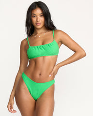 Josie In The Loop Mila Bralette Bikini Top - Jungle Green