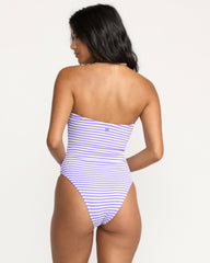 Josie Summer Hi Tully One-Piece Swimsuit - Purple Punch