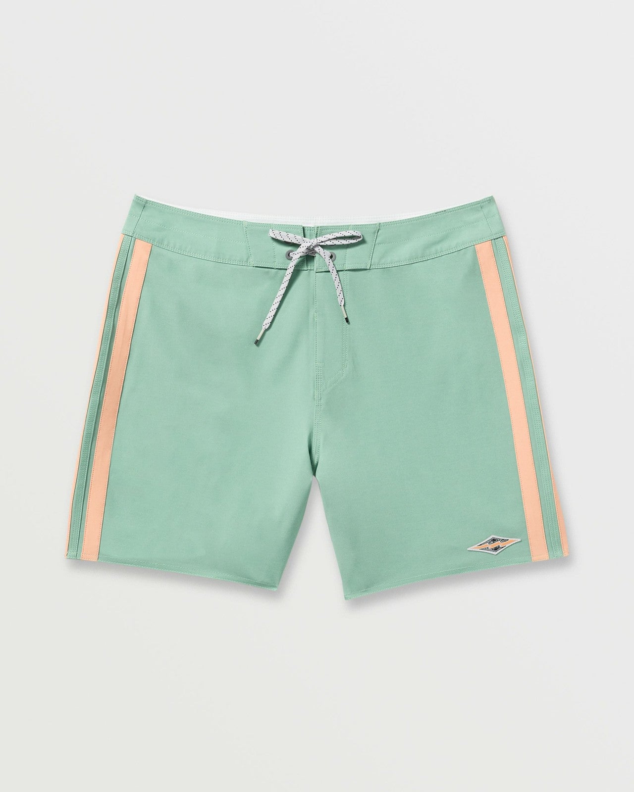 Kirra Pro Performance 18" Boardshorts - Mist Green