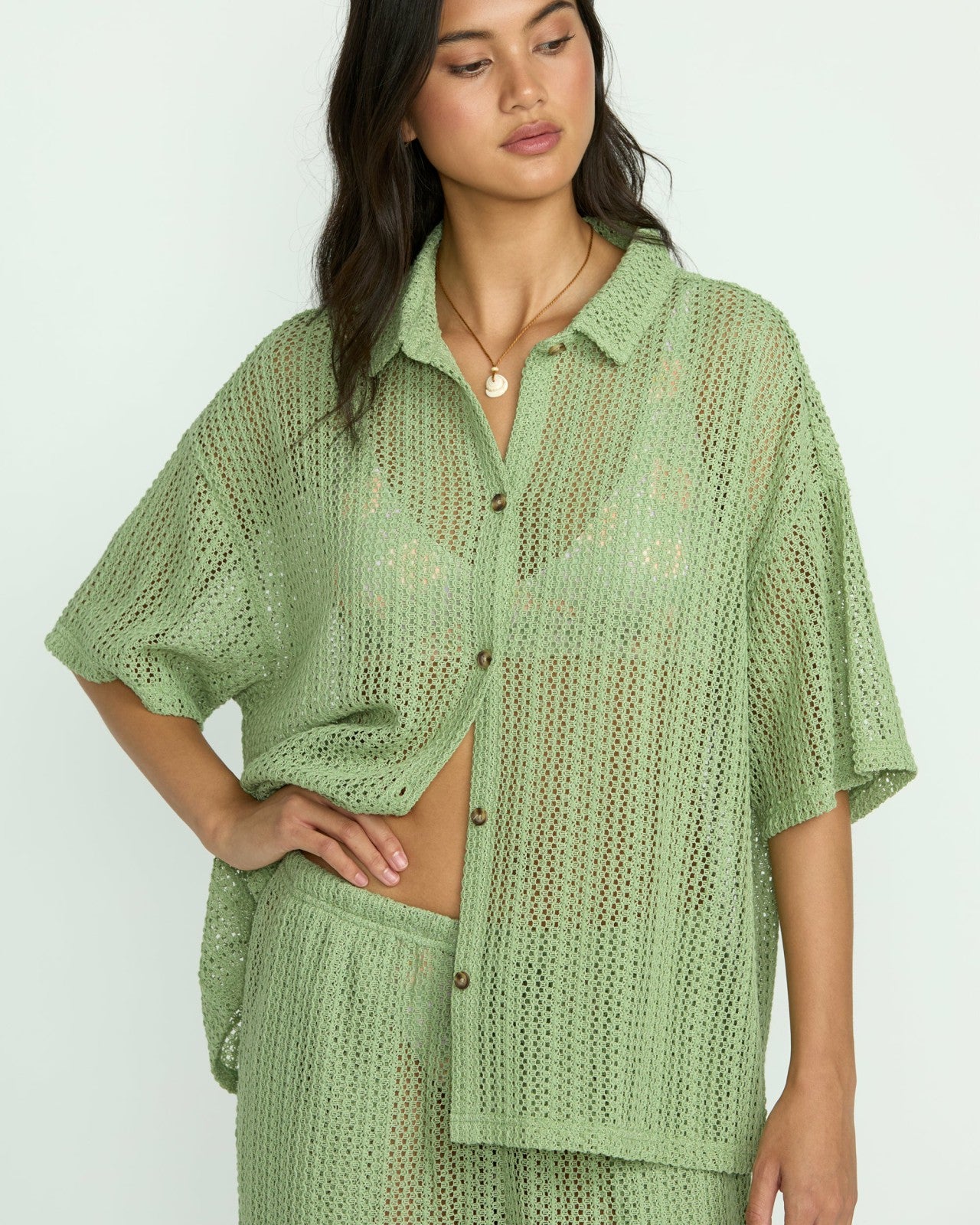 Largo Overshirt - Pistachio