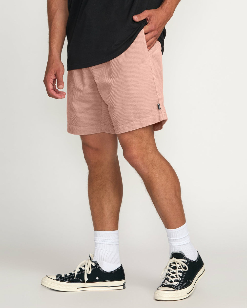 Larry Laybacks 19" Cord Shorts - Dusty Pink