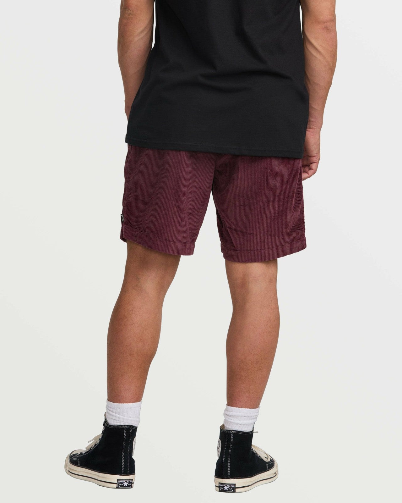 Larry Laybacks 19" Cord Shorts - Plum