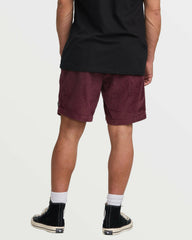 Larry Laybacks 19" Cord Shorts - Plum