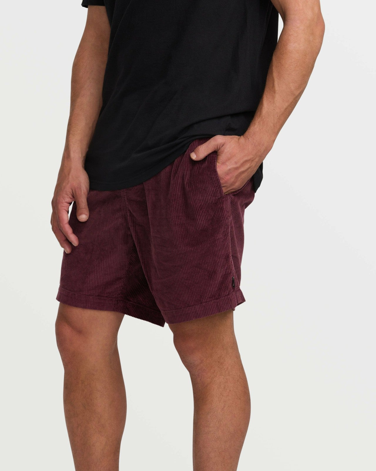 Larry Laybacks 19" Cord Shorts - Plum