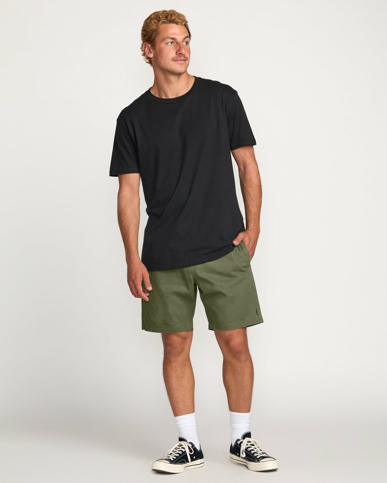 Larry Laybacks 19" Twill Shorts - Olive